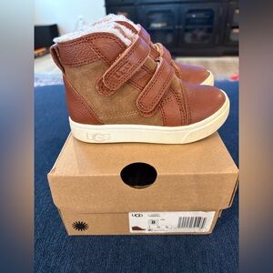 UGG Toddler Tan and Brown Rennon II Boots